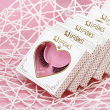 Wholesale Cheap Silk Lashes Custom Eyelash Packaging 3D Silk Fake Eyelashes